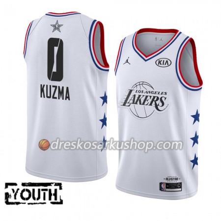 Dječji NBA Dres Los Angeles Lakers Kyle Kuzma 0 2019 All-Star Jordan Brand Bijela Swingman